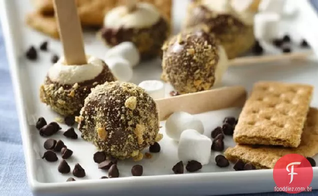 S'more Shortcake Pops