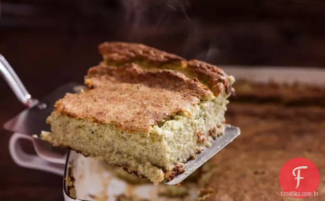 Caçarola de parmesão e brócolis