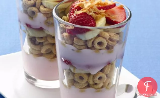 Parfaits De Banana Tropical