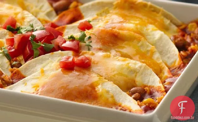 Enchiladas De Arroz Mexicano Sem Rolo