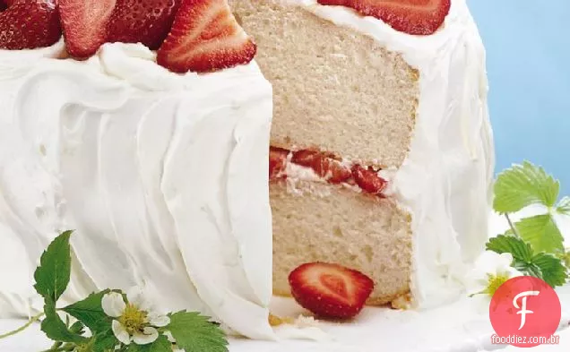 Bolo De Iogurte De Morango