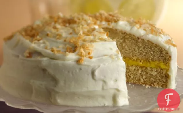Bolo De Coco Cheio De Limão