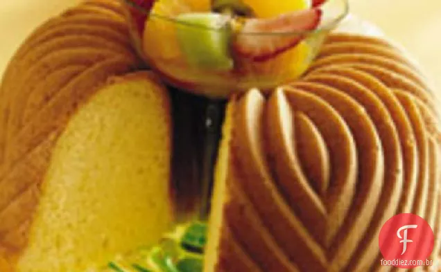 Creme de queijo libra Bolo Com Sassy Fruit Salsa