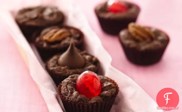 Mini Copos De Chocolate Triplo (Quantidade De Troca De Biscoitos)