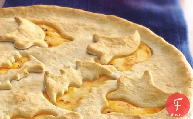 Pizza De Queijo Com Crosta Dupla Enfeitiçada