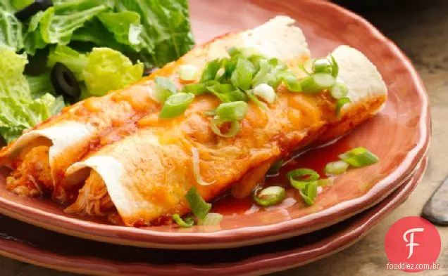 Fácil Cremoso Frango Enchiladas