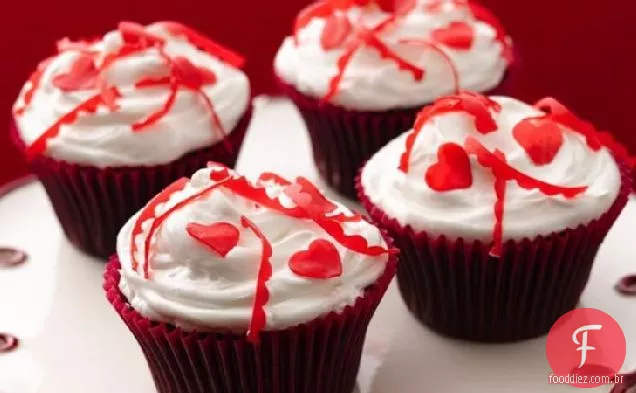 Valentine Confetti Cupcakes Sem Glúten