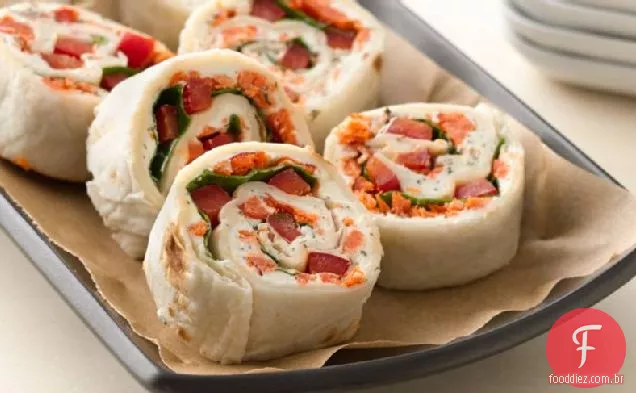 Pinwheels De Salmão Defumado