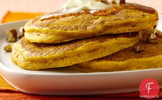 Panquecas De Abóbora De Gengibre Cristalizadas