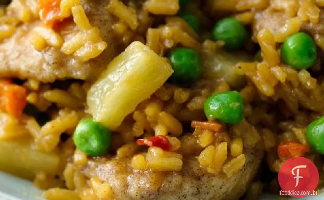Arroz Frito Com Frango Do Caribe