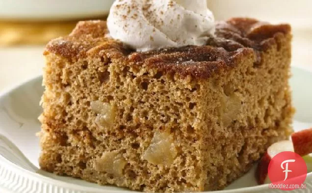 Bolo De Maçã E Canela