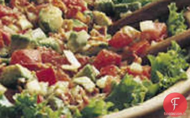 Salada de abacate e tomate