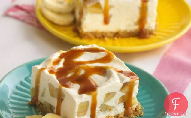 Iogurte e Banana congelados sobremesa