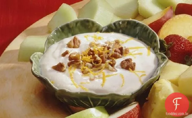 Laranja Iogurte Fruta Dip