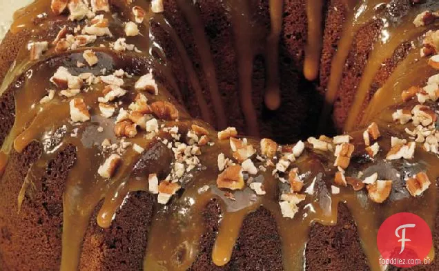 Bolo De Chocolate-Caramelo-Noz