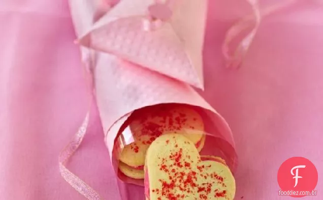 Biscoitos Sanduíche Coração