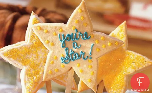 Star Cookie Pops
