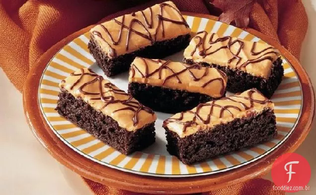 Laranja-Creme De Queijo Brownies