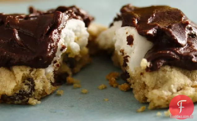 Almofadas De Marshmallow De Chocolate Sem Glúten
