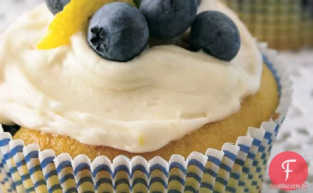 Cupcakes De Limão E Mirtilo