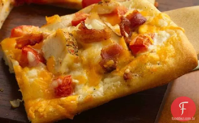 Frango e Bacon Rancho Pizza