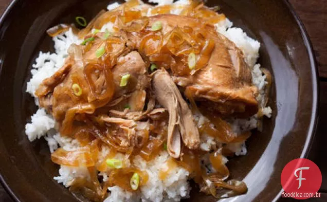 Fogão Lento Frango Adobo