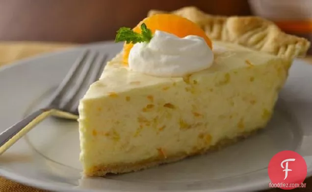 Torta De Chiffon De Frutas Tropicais