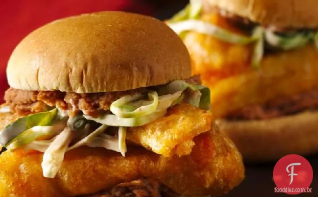 Fish Taco Torta Sliders