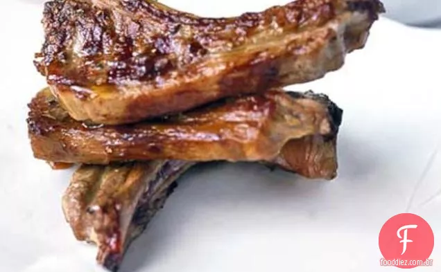 Costeletas De Cordeiro Com Sabor De Hortelã