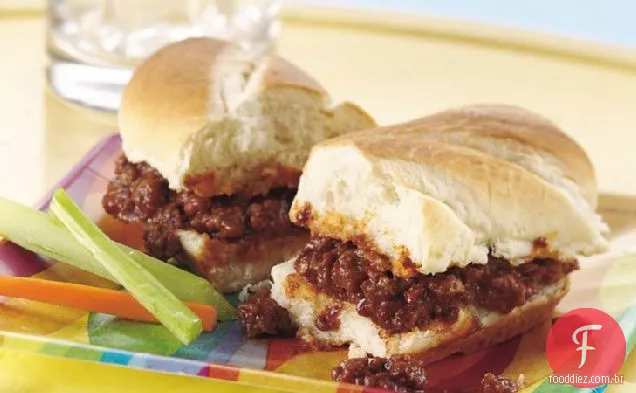 Sanduíches De Carne Defumada Com Fogão Lento
