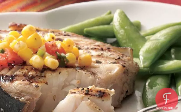 Cajun Bifes De Peixe Grelhado