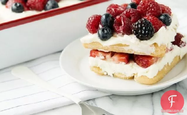 Fácil Limão Berry Tiramisu