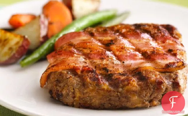 Queijo grelhado e Bacon Mini Meatloaves