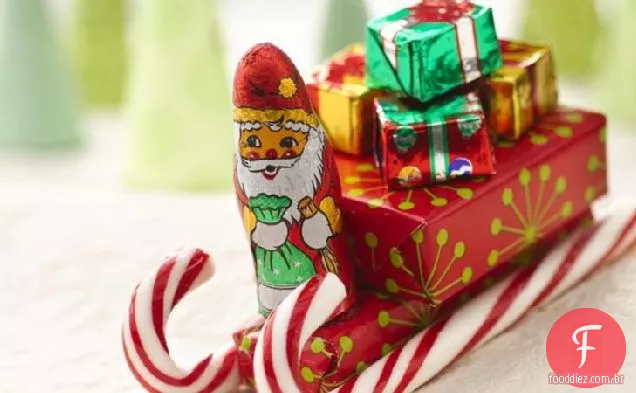 Trenós doces do Papai Noel