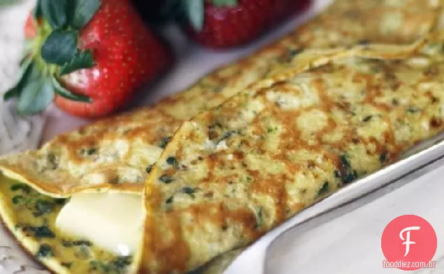 Omelete de ervas e Brie