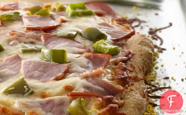 Bacon Canadense-Pizza De Trigo Integral