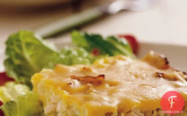Torta de frango e brócolis incrivelmente fácil (tamanho da multidão)