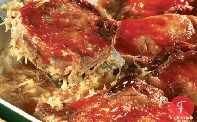 Costeletas De Porco Da Baviera