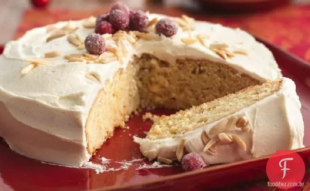 Chocolate Branco-Torta De Amêndoa