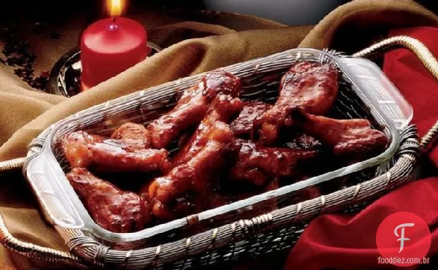 Drumettes De Frango Com Mel Picante