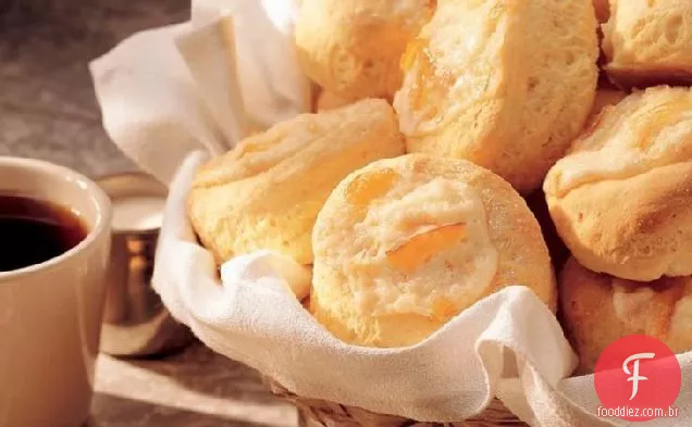 Biscoitos De Queijo Creme De Laranja
