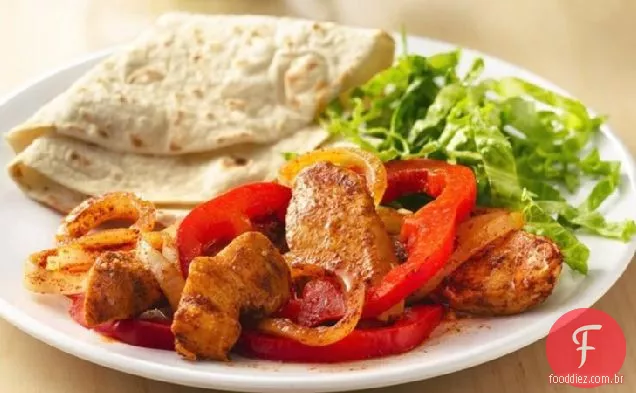 Sizzling Grelhado Frango Fajitas