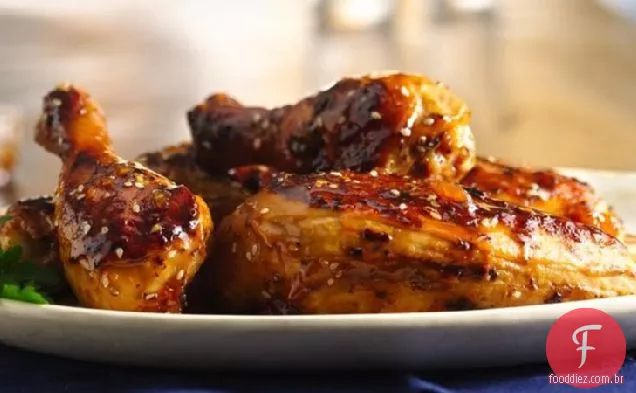 Frango Vitrificado Damasco-Gergelim