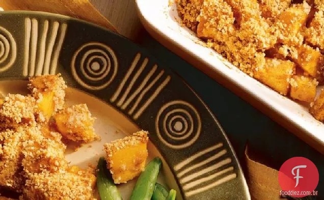 Squash Butternut Com Cobertura De Migalhas
