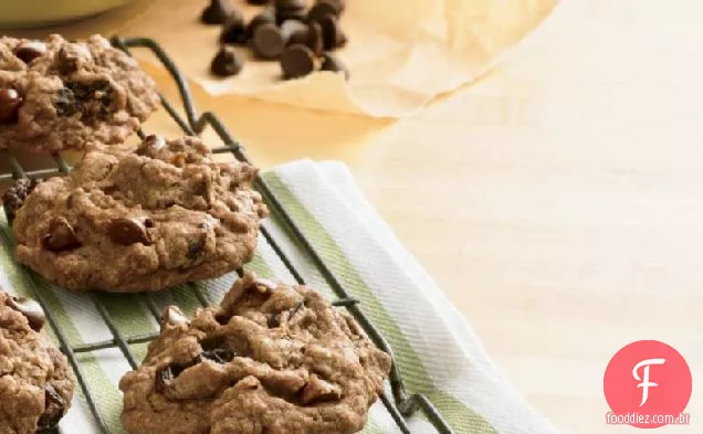 Biscoitos De Cereja De Chocolate Duplo
