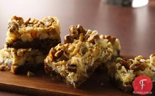 Barras Sem Glúten Da Camada Do Biscoito Da Microplaqueta Do Chocolate