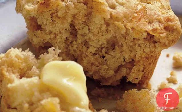 Muffins De Maçã-Cheddar