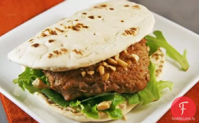 Hambúrgueres Satay Assados