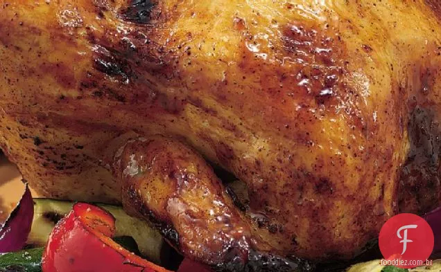 Frango Grelhado Com Refrigerante De Laranja