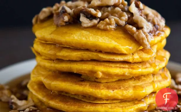 Abóbora Bourbon Panquecas
